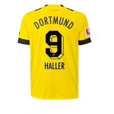 Borussia Dortmund Sebastien Haller #9 Hjemmedrakt 2022-23 Kortermet
